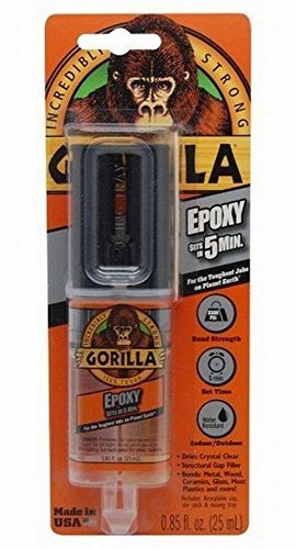 Gorilla Glue 4200101 Epoxy Syringe 25ml 3 Pack by Gorilla Glue