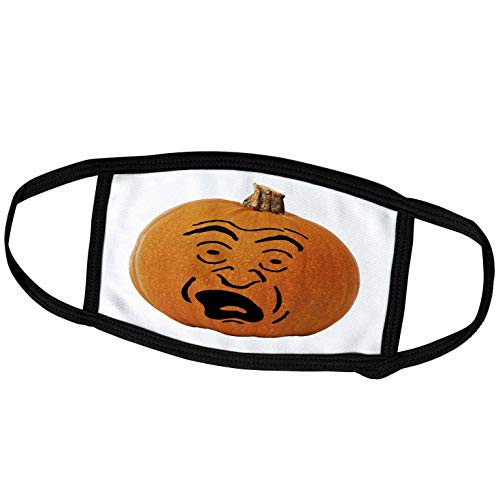 3dRose Sandy Mertens Halloween Food Designs - Jack o Lantern Face of Fear Halloween Pumpkin 3drsmm - Face Masks -fm-290214-2- 3dRose Sandy Mertens Halloween Food Designs - Jack o Lantern Face of Fear Halloween Pumpkin 3drsmm - Face Masks -fm-290214-2-
