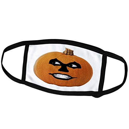 3dRose Sandy Mertens Halloween Food Designs - Jack o Lantern Scary Sinister Face Halloween Pumpkin 3drsmm - Face Masks -fm-290215-2- 3dRose Sandy Mertens Halloween Food Designs - Jack o Lantern Scary Sinister Face Halloween Pumpkin 3drsmm - Face Masks -fm-290215-2-