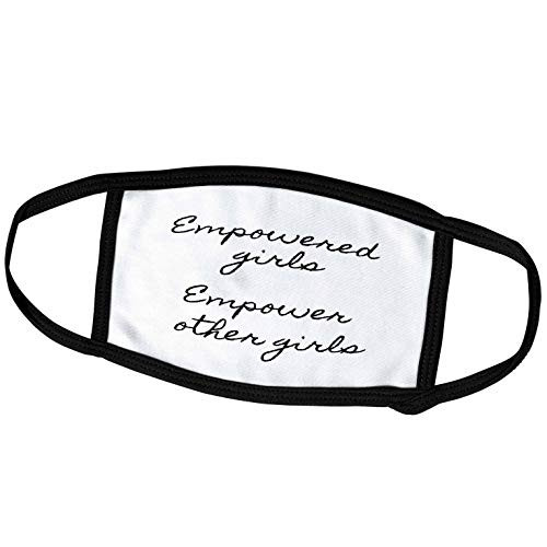 3dRose Nicole R. - Quote - Image of Empowered Girls Empower Other Girls - Face Masks -fm-308472-2- 3dRose Nicole R. - Quote - Image of Empowered Girls Empower Other Girls - Face Masks -fm-308472-2-