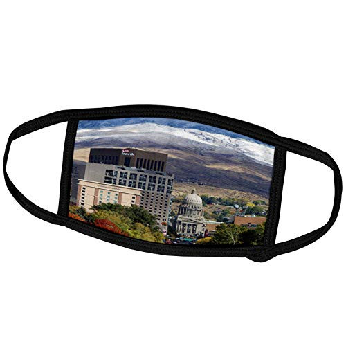 3dRose Danita Delimont - Autumn - Autumn in Boise Idaho USA - US13 DFR1154 - David R. Frazier - Face Masks -fm-90092-1-