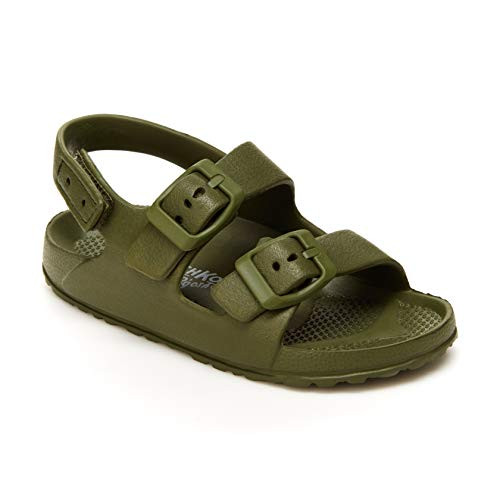 OshKosh B'Gosh Boys Rivar Sport Sandal Olive 9 Wide Toddler