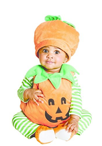 Hyde  and  eek Baby Infant Pumpkin Jack O Lantern Costume- Vest Shirt Leggings 12-18 Months