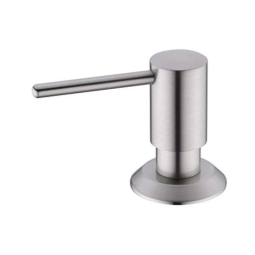 Soap Dispenser Liquid Lotion Countertop Soap Dispenser?Dish Soap Dispenser for Kitchen Brushed Nickel Hand Soap Dispenser Pump Built in Kitchen Soap Dispenserwith 500ml-17oz Bottle Soap Dispenser Liquid Lotion Countertop Soap Dispenser?Dish Soap Dispenser for Kitchen Brushed Nickel Hand Soap Dispenser Pump Built in Kitchen Soap Dispenserwith 500ml-17oz Bottle