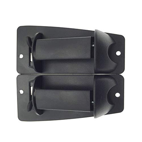 Extended Cab Door Handle Rear Left Driver and Right Passgenger Side Compatibal with 1999-2007 Chevy Silverado GMC Sierra 15758171 15758172