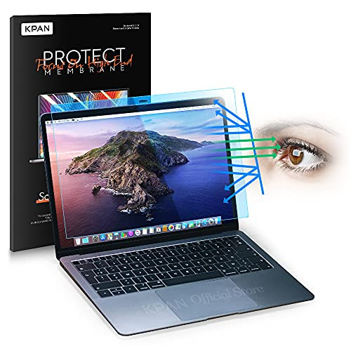 KPAN Anti-blue Flexible Glass Film Screen Protector for Macbook Pro 15 0.2mm Anti-scratch Model A1707 A1990 Protective Film with Glass layer