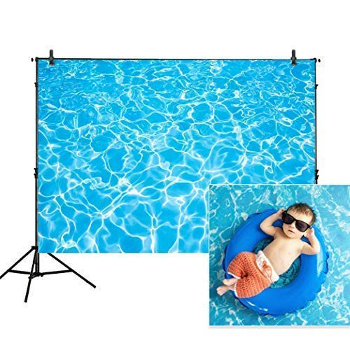 Allenjoy 7x5ft Photography backdrops Party Summer Swimming Pool Water Ripple Birthday Banner Photo Studio Booth Background Newborn Baby Shower photocall