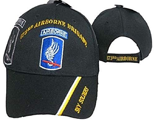 K's Novelties U.S. Army 173rd Airborne Sky Soldiers Black Shadow Embroidered Cap Hat Adjustable K's Novelties U.S. Army 173rd Airborne Sky Soldiers Black Shadow Embroidered Cap Hat Adjustable