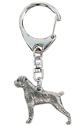 Boxer Made in U.K Artistic Style Dog Key Ring Collection