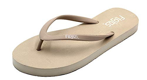 FLOJOS Women's Kai Flip-Flop NUDE 7