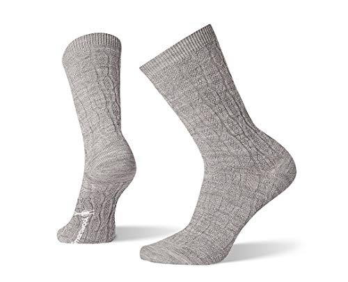 Smartwool Chain Link Cable Crew Light Gray SM -Women's Shoe 4-6.5-