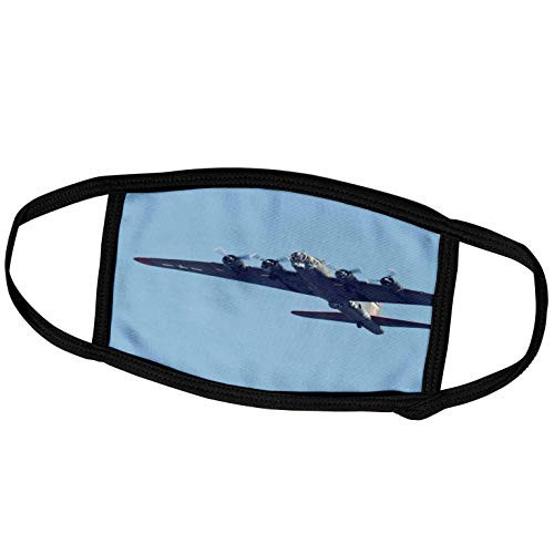 3dRose Danita Delimont - War Planes - B-17 G Flying Fortress War Plane - US50 BFR0041 - Bernard Friel - Face Masks -fm-97120-1-