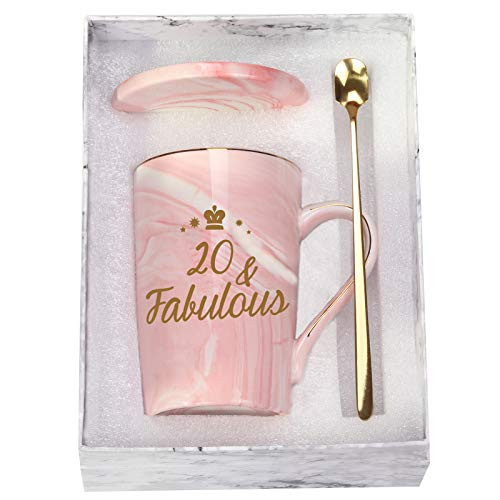 20th Birthday Gifts for Women 20 and Fabulous Mug Fabulous 20th Birthday Mug 20 Fabulous Mug 20th Anniversaries Gifts 20th Gifts Idea for Women Her Wife Mom Grandma Sister Bff Friend 14 Ounce 20th Birthday Gifts for Women 20 and Fabulous Mug Fabulous 20th Birthday Mug 20 Fabulous Mug 20th Anniversaries Gifts 20th Gifts Idea for Women Her Wife Mom Grandma Sister Bff Friend 14 Ounce