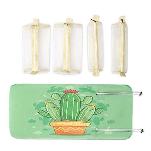 Makeup Bag Organizer Toiletry Bags for Traveling Travel Makeup Organizer Make Up Case Roll Up Toiletry Bag Makeup Bag Lovely Cartoon Cactus Travel Cosmetic Bag