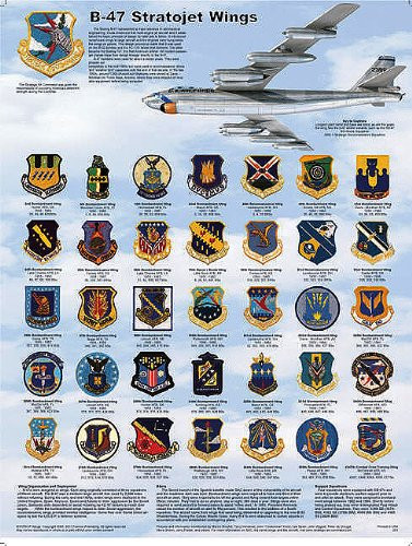 Laminated Bomber Aircraft- B-47 Stratojet Wings Poster
