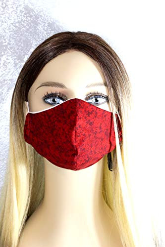 Face Mask 100 percent cotton For Adult medium size 2 layered washable reusable mask