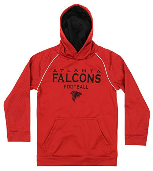Outerstuff NFL Big Boys -4-18- Performance Team Color Textured Hoodie Atlanta Falcons X-Large -14-16- Outerstuff NFL Big Boys -4-18- Performance Team Color Textured Hoodie Atlanta Falcons X-Large -14-16-