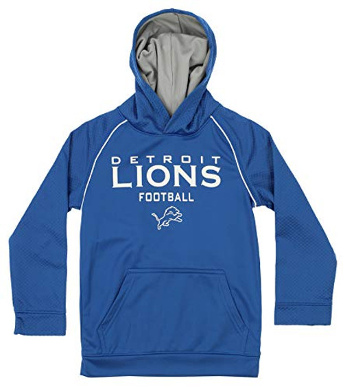 Outerstuff NFL Big Boys -4-18- Performance Team Color Textured Hoodie Detroit Lions X-Small -4-5- Outerstuff NFL Big Boys -4-18- Performance Team Color Textured Hoodie Detroit Lions X-Small -4-5-