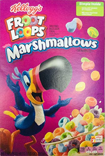 Kellogg's Froot Loops with Marshmallows 10.5 Ounce -Pack of 2-