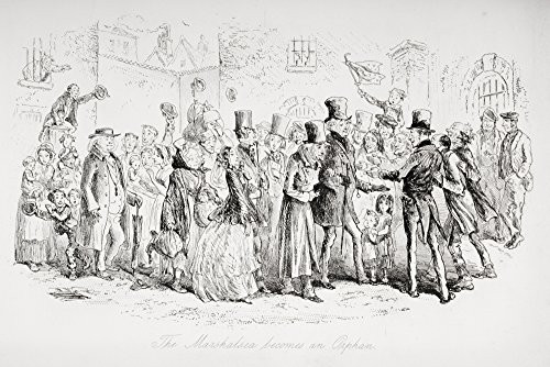 Posterazzi The Marshalsea Becomes An Orphan. Illustration From The Charles Dickens Novel Little Dorrit Poster Print by H.K. Browne Known As Phiz -18 x 12-