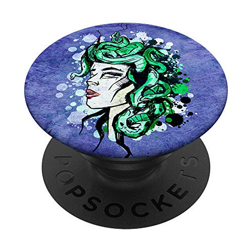 Medusa Snake Girl - Greek mythology Gorgon PopSockets PopGrip- Swappable Grip for Phones and Tablets Medusa Snake Girl - Greek mythology Gorgon PopSockets PopGrip- Swappable Grip for Phones and Tablets