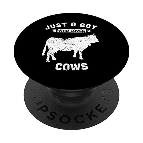 Just a boy who loves cows - cow PopSockets PopGrip- Swappable Grip for Phones and Tablets Just a boy who loves cows - cow PopSockets PopGrip- Swappable Grip for Phones and Tablets