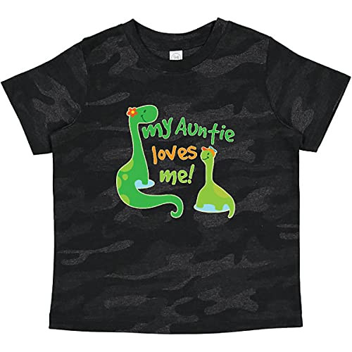 inktastic My Auntie Loves Me Dinosaur Baby T-Shirt 18 Months Storm Camo 1c10c inktastic My Auntie Loves Me Dinosaur Baby T-Shirt 18 Months Storm Camo 1c10c