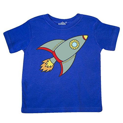 inktastic Rocket Toddler T-Shirt 4T Royal Blue 26533