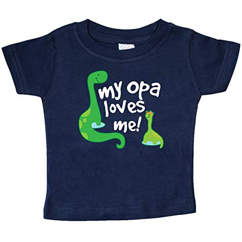 inktastic My Opa Loves Me Grandchild Baby T-Shirt 18 Months Navy inktastic My Opa Loves Me Grandchild Baby T-Shirt 18 Months Navy