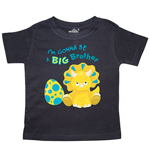 inktastic I'm Gonna Be a Brother-Dino Toddler T-Shirt 2T Black 283cf inktastic I'm Gonna Be a Brother-Dino Toddler T-Shirt 2T Black 283cf