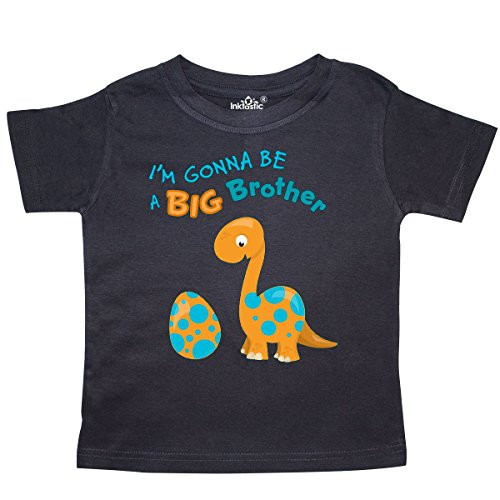 inktastic I'm Gonna Be a Big Brother Dino Toddler T-Shirt 7 Black 283d0 inktastic I'm Gonna Be a Big Brother Dino Toddler T-Shirt 7 Black 283d0