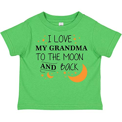 inktastic I Love My Grandma to The Moon and Toddler T-Shirt 4T Apple Green 2964f