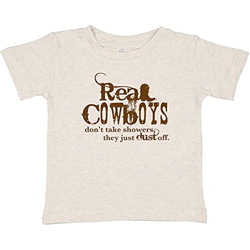 inktastic Real Cowboys Baby T-Shirt 18 Months Retro Heather Natural 2a010