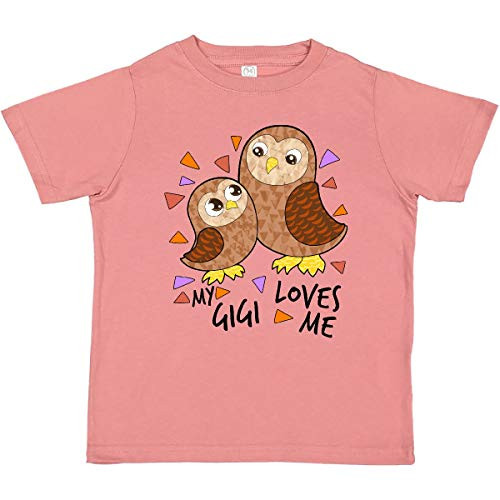 inktastic My Gigi Loves Me- Cute Owl Family Toddler T-Shirt 2T Mauve 2aecd