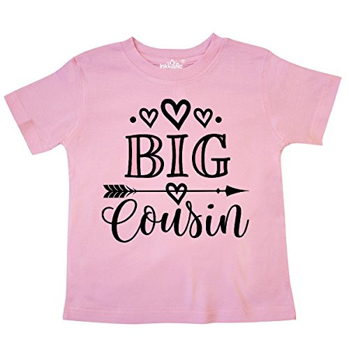 inktastic Girls Big Cousin Announcement Toddler T-Shirt 7 Pink 2f616