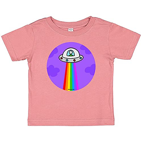 inktastic U.F.O Baby T-Shirt 18 Months Mauve - Flossy and Jim 32dcf