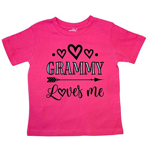 inktastic My Grammy Loves Me Gift Toddler T-Shirt 3T Hot Pink 33cb3 inktastic My Grammy Loves Me Gift Toddler T-Shirt 3T Hot Pink 33cb3