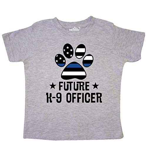 inktastic Future K9 Police Officer Law Toddler T-Shirt 3T Heather Grey 36843 inktastic Future K9 Police Officer Law Toddler T-Shirt 3T Heather Grey 36843