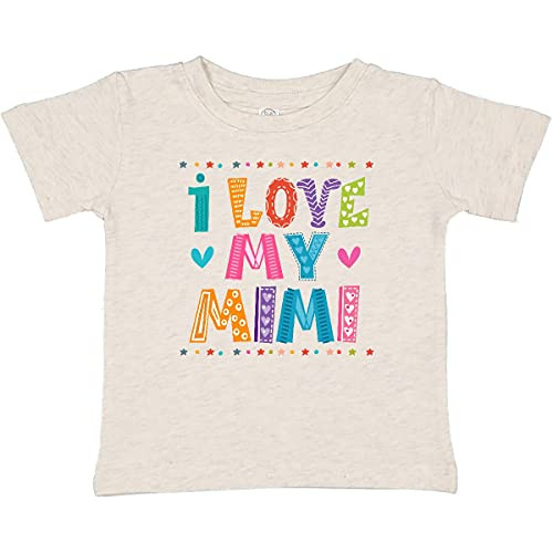 inktastic I Love My Mimi for Baby T-Shirt 24 Months Retro Heather Natural 394c6