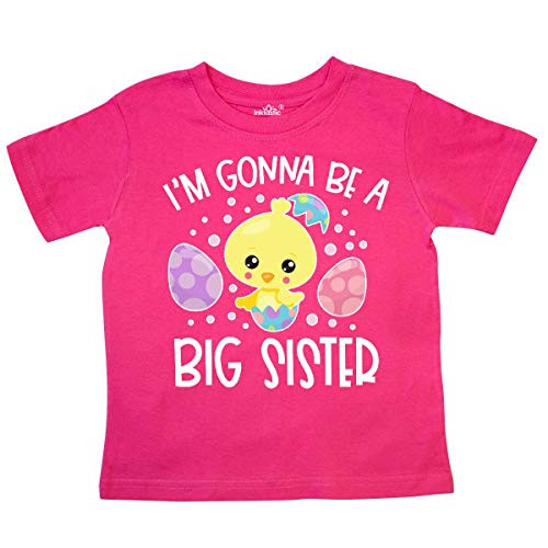 inktastic Easter I'm Gonna Be a Big Sister Toddler T-Shirt 2T Hot Pink 3a123