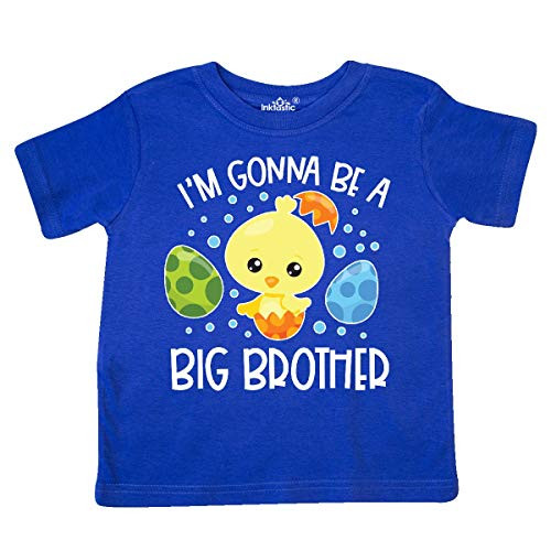 inktastic Easter I'm Gonna Be a Big Brother Toddler T-Shirt 4T Royal Blue 3a125 inktastic Easter I'm Gonna Be a Big Brother Toddler T-Shirt 4T Royal Blue 3a125