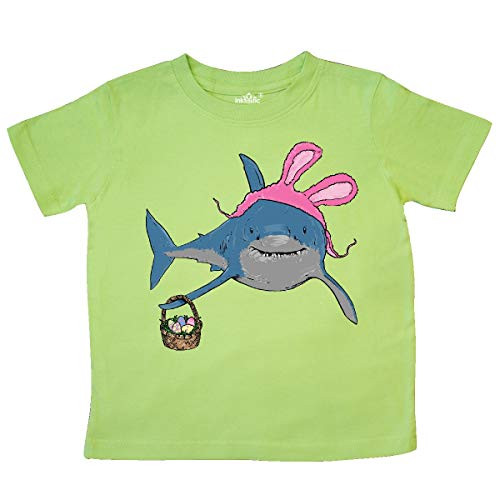 inktastic Easter Bunny Shark Hunt Toddler T-Shirt 2T Key Lime 3a5da