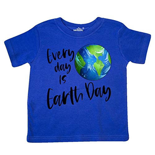 inktastic Every Day is Earth Day Toddler T-Shirt 7 Royal Blue 3a773
