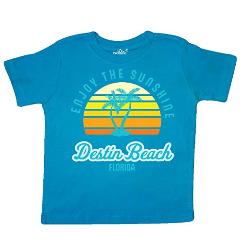 inktastic Summer Enjoy The Sunshine Destin Toddler T-Shirt 5-6 Turquoise 3a7eb