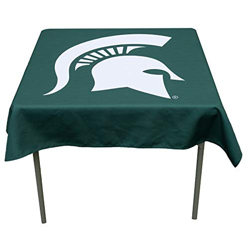 College Flags and Banners Co. Michigan State Spartans Logo Tablecloth or Table Overlay College Flags and Banners Co. Michigan State Spartans Logo Tablecloth or Table Overlay