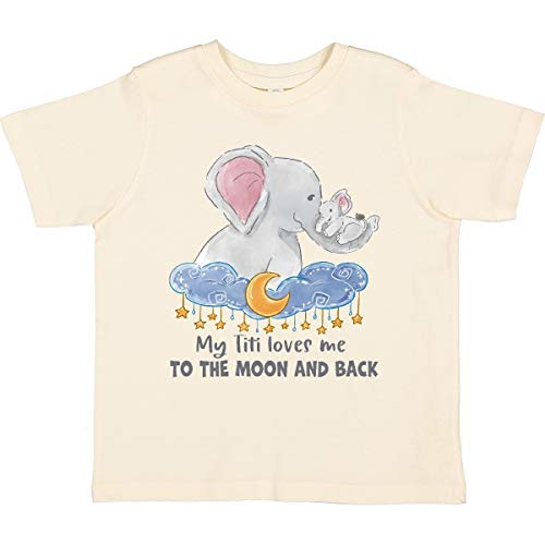 inktastic My Titi Loves Me to The Moon and Back Toddler T-Shirt 2T Natural 3b174