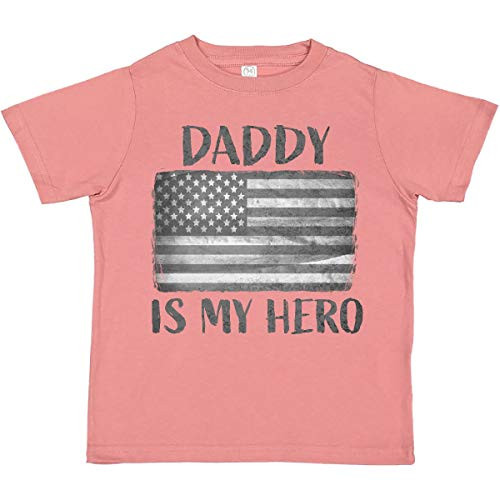 inktastic Daddy is My Hero Toddler T-Shirt 2T Mauve 3b331