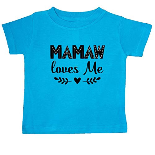 inktastic Mamaw Loves Me Grandchild Baby T-Shirt 12 Months Turquoise 3c236 inktastic Mamaw Loves Me Grandchild Baby T-Shirt 12 Months Turquoise 3c236