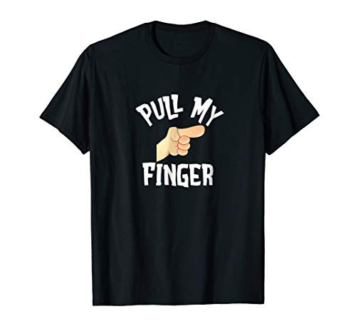 Pull My Finger Classic Fart Joke Funny Graphic T-Shirt