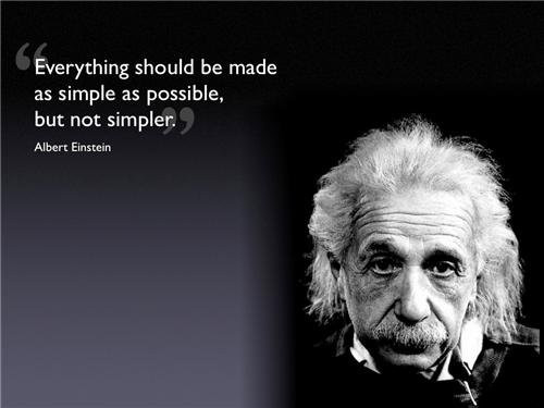 ConversationPrints Albert Einstein Simple Quote Glossy Poster Picture Photo e mc German Physics